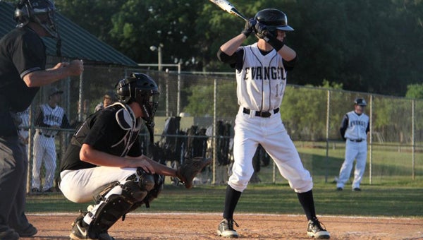Evangel Christian's Andrew Thompson was named the Alabama Christian Sports Conference baseball tournament MVP while leading the Lightning to the ACSC championship April 25-26. (Contributed/DeeDee O'Neal)