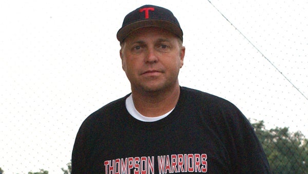 Thompson baseball coach Pat Hamrick was awarded the AHSAA’s Making a Difference Award June 20. (Contributed)