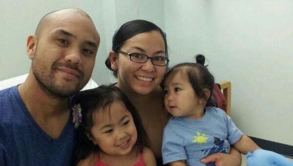 U.S. Army 1st Lt. Timothy Santos Jr., pictured with his wife and two children, died on Aug. 18 after a battle with pancreatic cancer. (Contributed)
