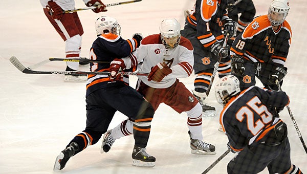 The Ice Iron Cup between Auburn and Alabama will return to the Pelham Civic Complex this season. (File)