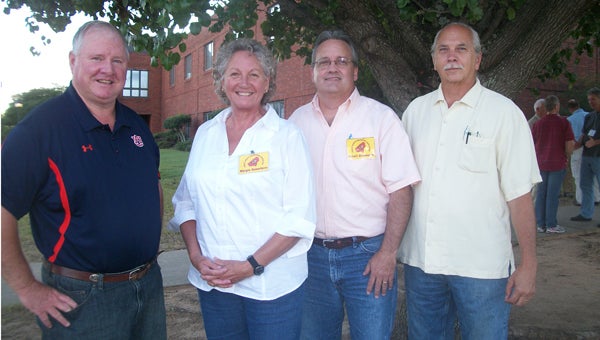 George Baldwin, Marge Robertson, Robert Shoemaker and Loyd Mehaffey were four of seven Alabama residents named Master Beekeepers at a ceremony Sept. 27. (Contributed)