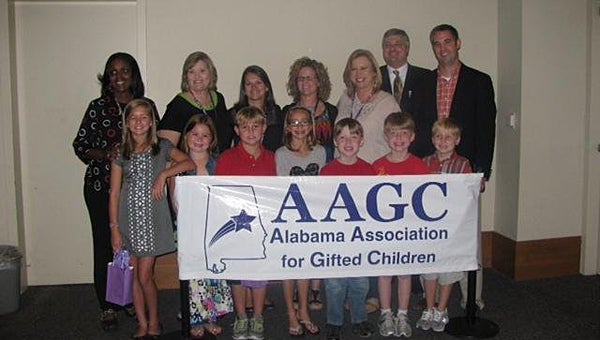 Several Alabaster students recently won statewide awards at the Alabama Association for Gifted Children's annual conference in Birmingham. (Contributed)