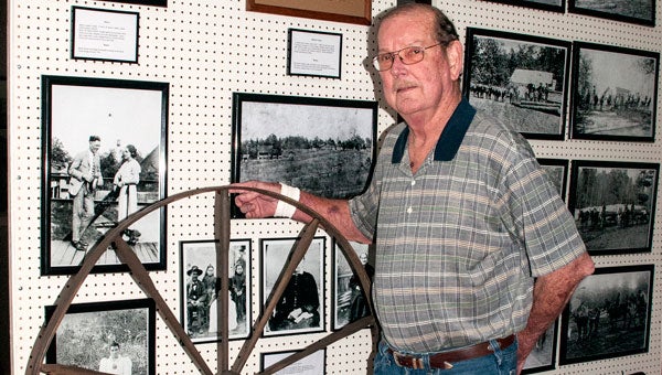Charles Griffin recently donated his great-great-grandmother's spinning wheel and loom to the City of Helena Museum. (contributed)