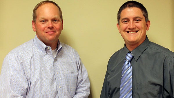 The photo includes Dr. Jason Yohn, PHS principal, and Dr. John Prestridge, PHS assistant principal – both newly appointed on June 16. (Contributed)