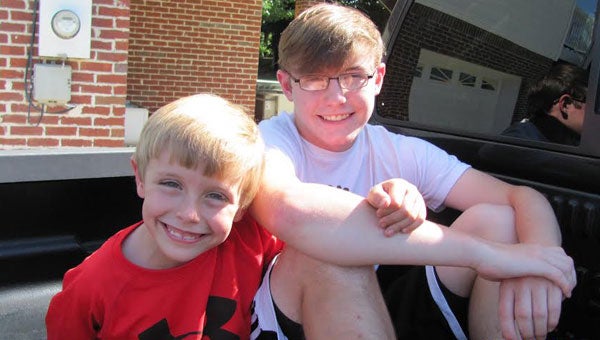 Austin, 16, and Jordan, 8, celebrated their birthdays in June. (contributed)