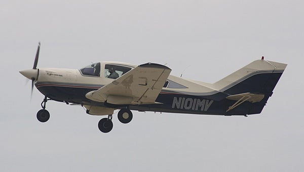 This Bellanca single-engine aircraft was involved in a gear-up landing at the Shelby County Airport on Sept. 18. (Contributed/Airport-data.com)