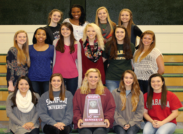 The Pelham High School volleyball team finished runner-up in the state volleyball championship. (Contributed)