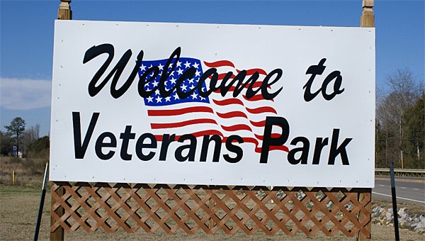 Alabaster's Veterans Park on Alabama 119 soon could see a new electronic marquee board and new scoreboards. (Contributed)