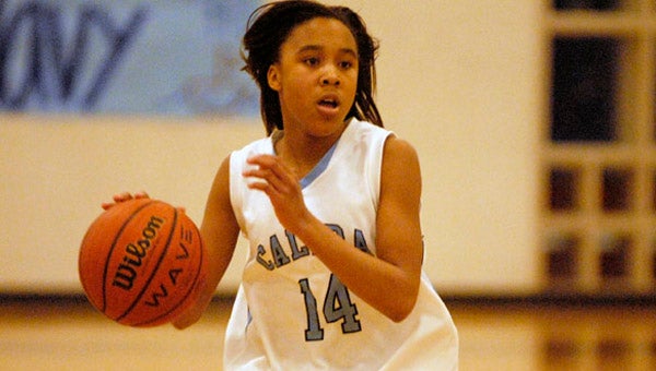 The Calera Lady Eagles fell to Central Tuscaloosa on Jan. 23 by a score of 74-55. (Contributed)
