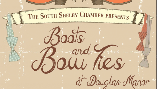 South Shelby Chamber Boots and Bow Ties scholarship fundraiser is April 30 at Douglas Manor. (Contributed)