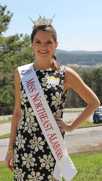 2013 PHS alum Maddie Gathings prepares for Miss Alabama. Visit her platform page at: Alexslemonade.org/mypage/1121409. (Contributed)