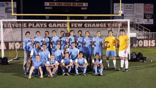 The Spain Park boys' soccer team, shown here earlier this year, is back in the state tournament after not qualifying in 2014. (Contributed)