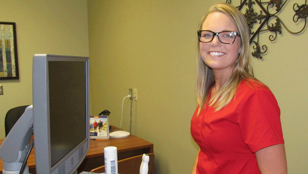 Lindsie Acton is a vascular ultrasound technologist at Heartsouth Vein Center. (Contributed)