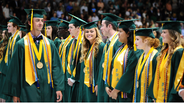 Congratulations, class of 2015. If you work hard and follow your dreams, anything is within your grasp. (Reporter Photo/Neal Wagner)