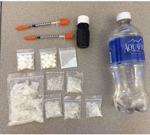 Agents allegedly confiscated these controlled substances from Christopher Blake on May 21. (Contributed)