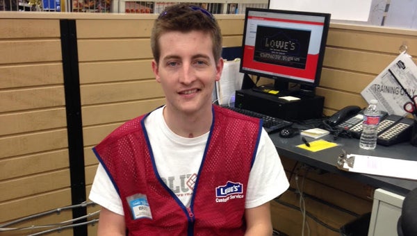 One of The Arc of Shelby County’s individuals recently gained employment at Lowe’s through The Arc’s employment services program. (Contributed) 