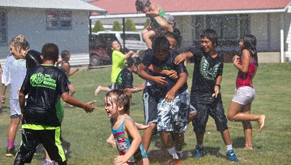 Members of Double Oak Community Church spent a week on the Yakama Indian Reservation working with children and holding Bible school. (Contributed)