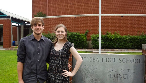 Christian Fauer and Elizabeth Hurley, rising seniors at Chelsea High School, participated in this year's Alabama Governor's School at Samford University on June 14-26. (Reporter Photo/Emily Sparacino)