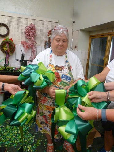 Susan Conn of Main Street Florist is donating ribbon and volunteers are donating their time to make green bows in memory of Haleigh Green. Bows are $10 minimum donation with all proceeds going to the Bivins and Green families for funeral and other expenses. Contact Main Street Florist at (205) 669-3331. (Contributed)