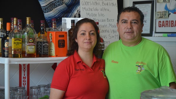 Bertha and Moises Heredia own Pelham’s Taqueria Garibaldi, a restaurant serving up authentic Mexican cuisine. (Reporter photo / Jessa Pease)