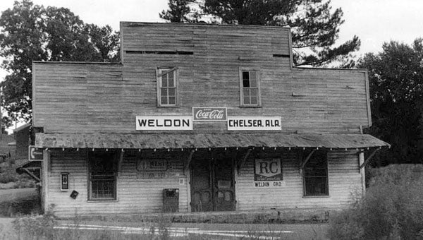 Weldon Grocery, the "old" Weldon Store located in Chelsea. (Contributed/Shelby County Museum and Archives)