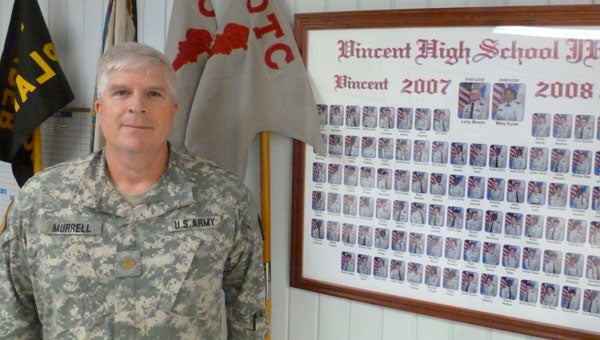 Major Stanley D. Murrell, U.S. Army (Retired) leads the JROTC at Vincent High School with over 60% of student body in the program. Murrell was an attack helicopter pilot for 22 years. He was ROTC instructor at UAB and the University of Alabama before he became the senior JROTC instructor at Vincent. (Contributed)