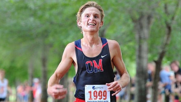 Oak Mountain's Cole Stidfole finished second overall out of a field of almost 500 runners at the 15th Annual Chickasaw Trails Invitational on Sept. 11 with an official finishing time of 15:49.81. (Contributed)