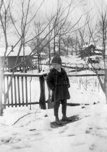 This mid-1920s photo shows Luther Nunnally, Jr. enjoying the snow. (Contributed/City of Helena Museum)