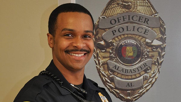 Alabaster police officer Charles Brewer has been selected as the department's Officer of the Year for 2015. (Contributed)
