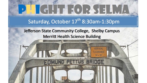 Hosted and prepared by the Jefferson State Community College Phi Theta Kappa honor society, PHIght for Selma will be Oct. 17. (Contributed)