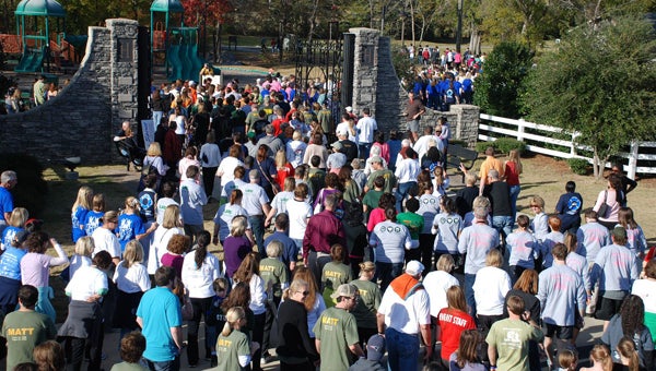More than 1,700 walkers participated in last year's Out of the Darkness Walk at Heardmont Park. (Contributed)