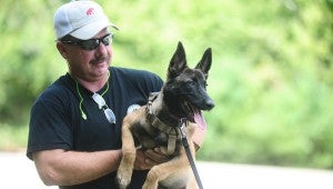 Belgian Malinois, German Shepherds and Labrador Retrievers will accompany their handlers for several classroom-style and hands-on learning experiences. 