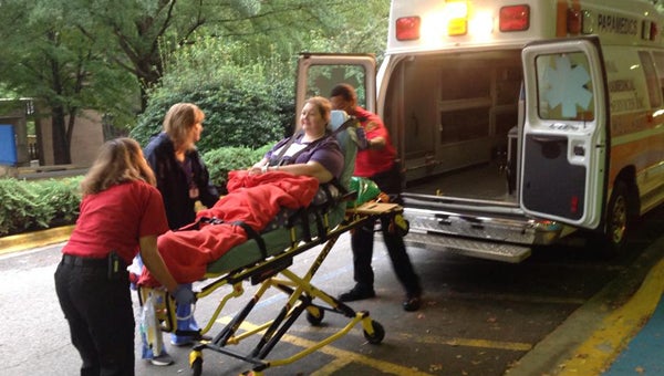 A total of 97 patients were transported from Trinity Medical Center to Grandview Medical Center on Oct. 10. (Contributed)
