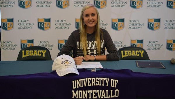 Lacy Sheldon of Legacy Christian Academy out of Dallas has signed to play golf at the University of Montevallo. (Contributed)