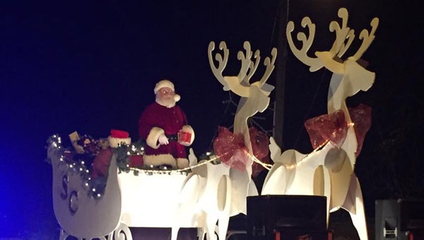 Vincent’s Christmas Parade is one of the biggest events in the town, featuring Santa and his sleigh. (Contributed)