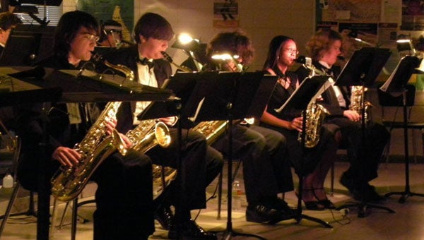 Pelham High School’s jazz band performs during last year’s jazz night. (Contributed) 