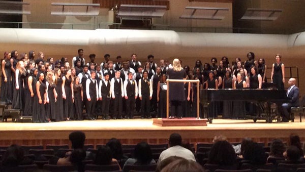 The chamber and concert choirs at Calera High School earn superior ratings at the State Choral Performance Assessment. (Contributed)  