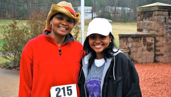 Norma and Rachel Bell participate in last year’s Judy M. Merritt Memorial 5K Run and Walk. The race is returning this year on March 19. (File)
