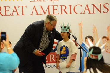 Chelsea Mayor Earl Niven was recognized by Forest Oaks Elementary School students as an American hero during a Super Citizen Program assembly Nov. 12. (File)