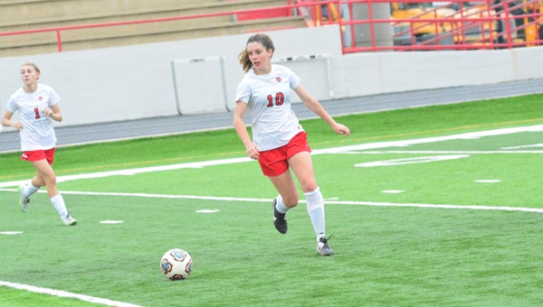 Lauren Mayer and the Thompson Lady Warriors finished the 2016 season with a 3-0 win over Huntsville on April 27. Thompson finished the year with an 11-8-3 record. (File)