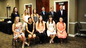 The chamber recognized 11 students as nominees for the College Ready Student of the Year. Payton Strickland was named the overall winner. 