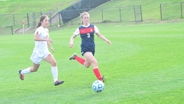 Trinity Prater and the Oak Mountain Lady Eagles beat Harrison (Ga.) by a 3-0 final on April 9. (File)