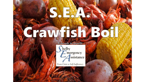 The inaugural S.E.A. Crawfish Boil will be held at Montevallo’s Main St. Tavern on Thursday, April 28 from 5 p.m. to 9 p.m. with the proceeds benefiting Shelby Emergency Assistance. (Contributed)