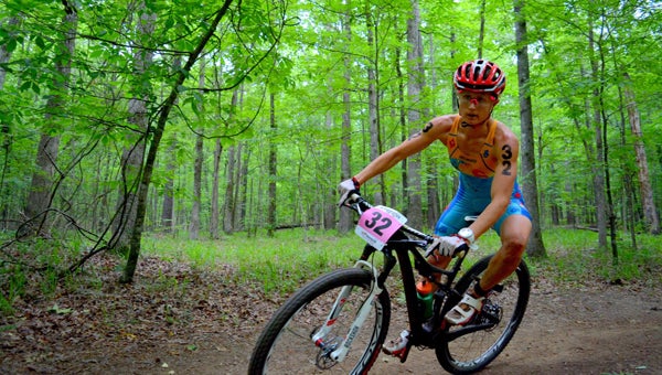 XTERRA, which will be held May 21, features swimming, mountain biking and trail running events held at Oak Mountain State Park. (Contributed)  