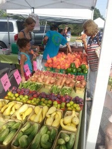 Vendors will provide residents with fresh, local produce. 
