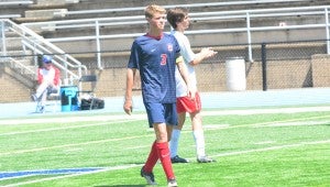 Oak Mountain's Hunter Holstad was the leader this year for the Eagles team that went 28-0-2 this year. (File)