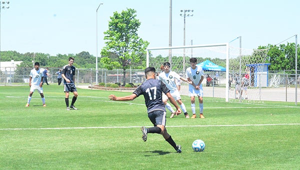 The Cullman Bearcats defeated Pelham 2-0 on Friday, May 13 in a 6A semifinals matchup at Huntsville’s John Hunt Soccer Complex. (Reporter Photo/Graham Brooks)
