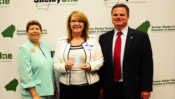 The Greater Shelby Chamber named Pelham’s Refrigerant Solutions, Inc., Small Business of the Year for companies open less than a year. Five other businesses were awarded at the May 25 luncheon. (Reporter photo/Neal Wagner)