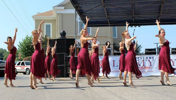Dream Makers Dance Studio’s students perform at Columbiana’s Liberty Day. (Contributed)  