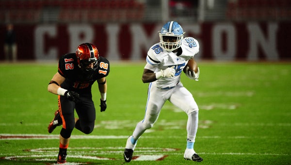 Larry Wooden will be the catalyst for the Spain Park offense in 2016, and the senior back will need to have a big season if the Jaguars hope to return to the 7A title game. (File)